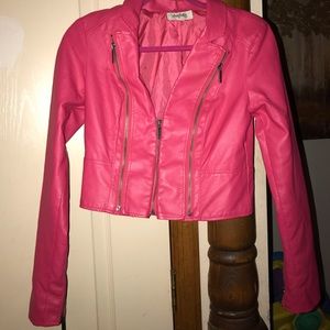Hot pink jacket